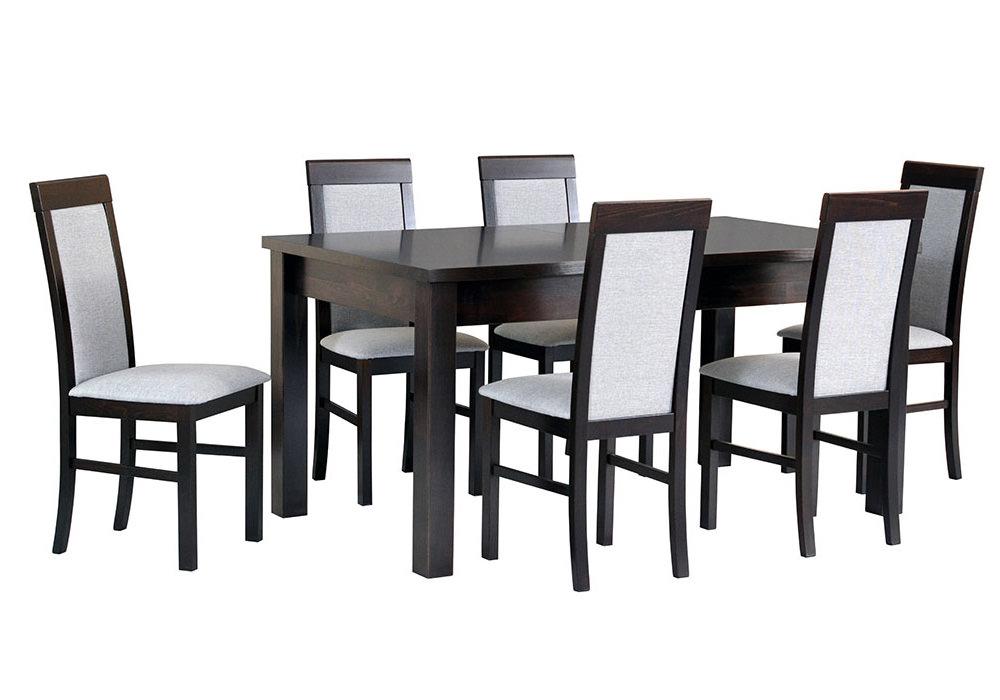 Zestaw stołowy Stół MODENA IV, krzesła NILO VI 1