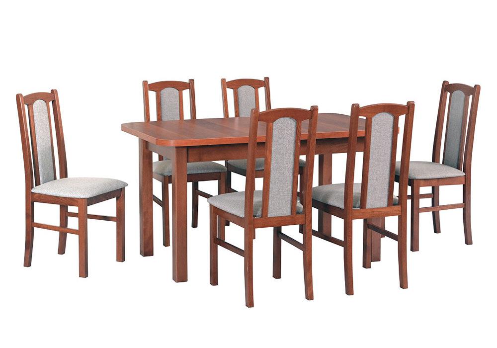 Zestaw stołowy Stół WENUS II L, krzesła BOSS VII 1